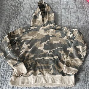 Wesc camo hoodie sweatshirt